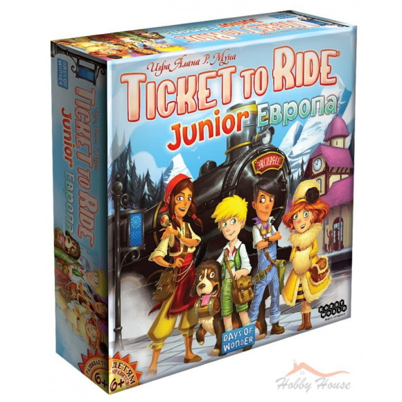 Квиток на Потяг Junior: Європа (Ticket to Ride Junior: Europe)