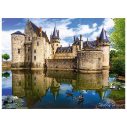 Пазл Замок в Сюллі-сюр-Луар (3000 ел., Castle Sully-sur-Loire)