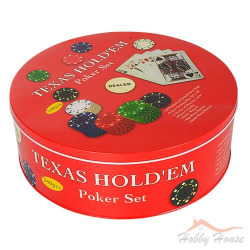 Покер у металевій коробці (240 фішок)