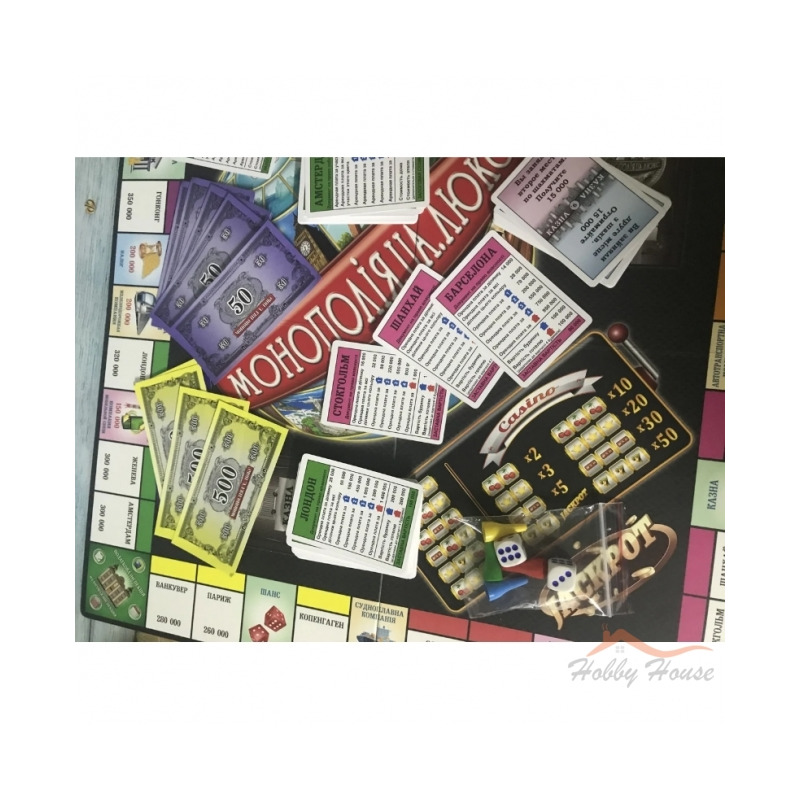 Настольная игра Монополия Люкс. Украинская версия купить в магазине ...