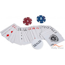 Покер в чемодане (300 фишек с номиналом)